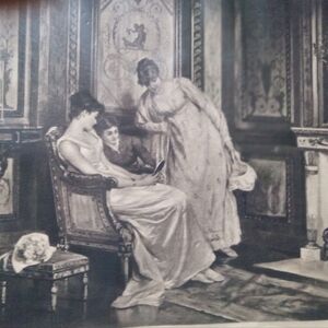 Ca 1890 Antique Photogravure